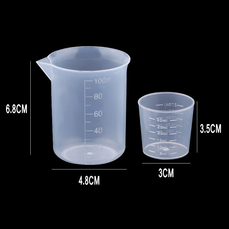 ถ้วยตวงพลาสติกขนาด 100 มล. และ - Resin Art Kitchen บทวิจารณ์และราคา