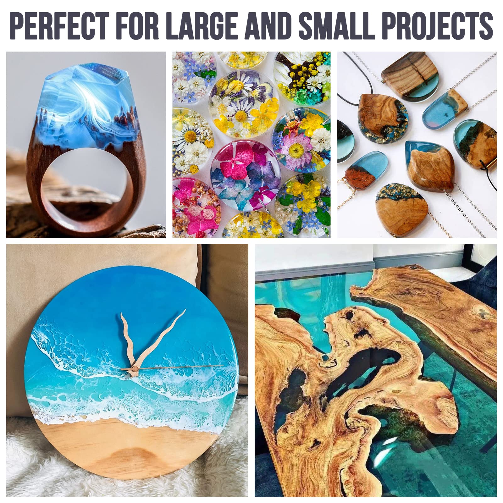 ชุดอุปกรณ์เรซิ่นอีพ็อกซี่ ชุดง - Resin Art For Beginner บทวิจารณ์และราคา