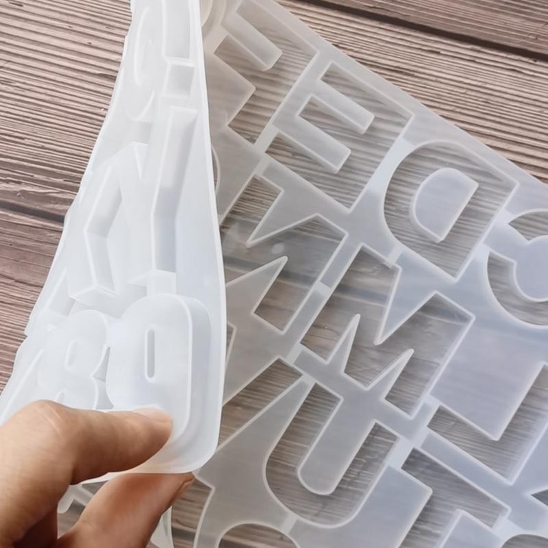 บ้าน DIY Decor 1PC คริสตัลอีพ็ - Resin Art Alphabet บทวิจารณ์และราคา