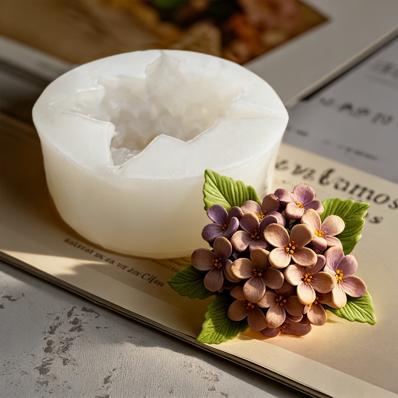 แม่พิมพ์ซิลิโคนรูปดอกไม้ 3 มิต - Resin Art All บทวิจารณ์และราคา