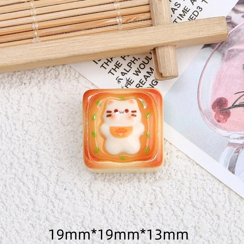 ชาร์มเรซิ่นรูปขนมปังปิ้งลายแมว - Resin Art Jewelry Kit บทวิจารณ์และราคา