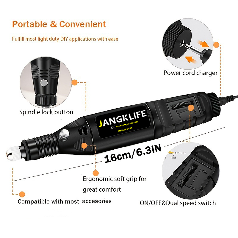 JANGKLIFE 9V มินิสว่านไฟฟ้าแกะ - Resin Art Drill Machine บทวิจารณ์และราคา