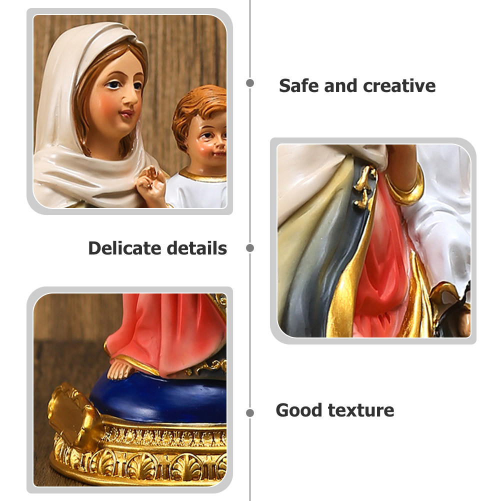 รูปปั้นพระแม่มารีเรซิน ของตกแต - Resin Art Mary บทวิจารณ์และราคา