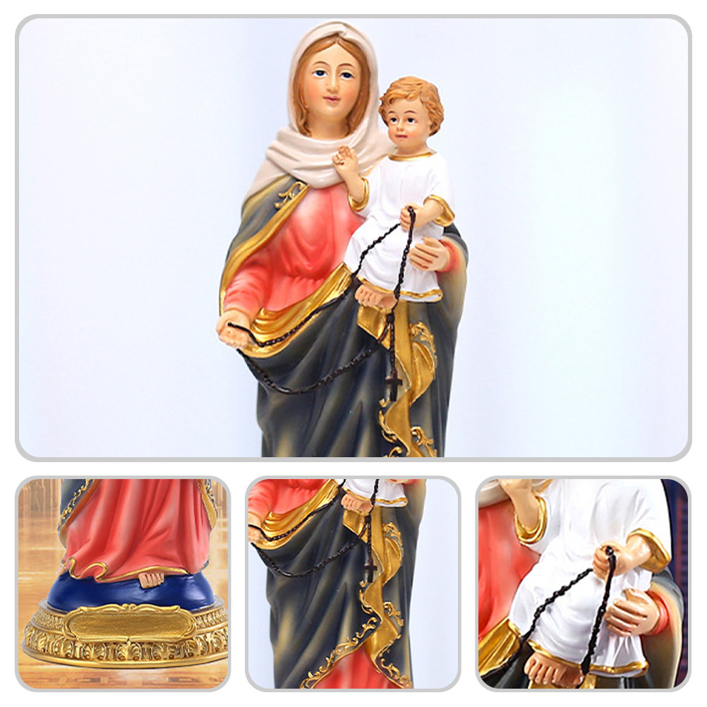 รูปปั้นพระแม่มารีเรซิน ของตกแต - Resin Art Mary บทวิจารณ์และราคา