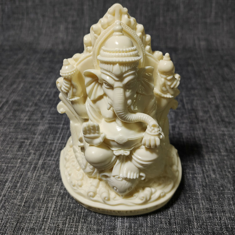 รูปปั้นพระพิฆเนศฮินดู สำหรับตก - Resin Art India บทวิจารณ์และราคา