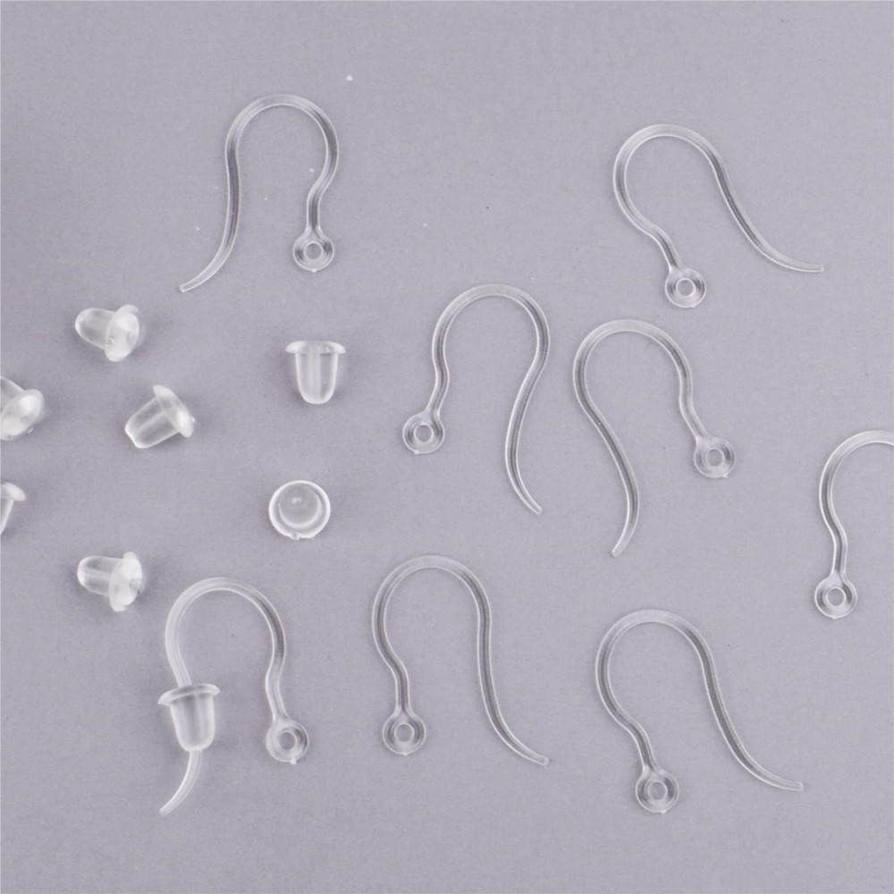 ตะขอเกี่ยวต่างหูพลาสติกใส 40 ช - Resin Art Jewelry Kit บทวิจารณ์และราคา