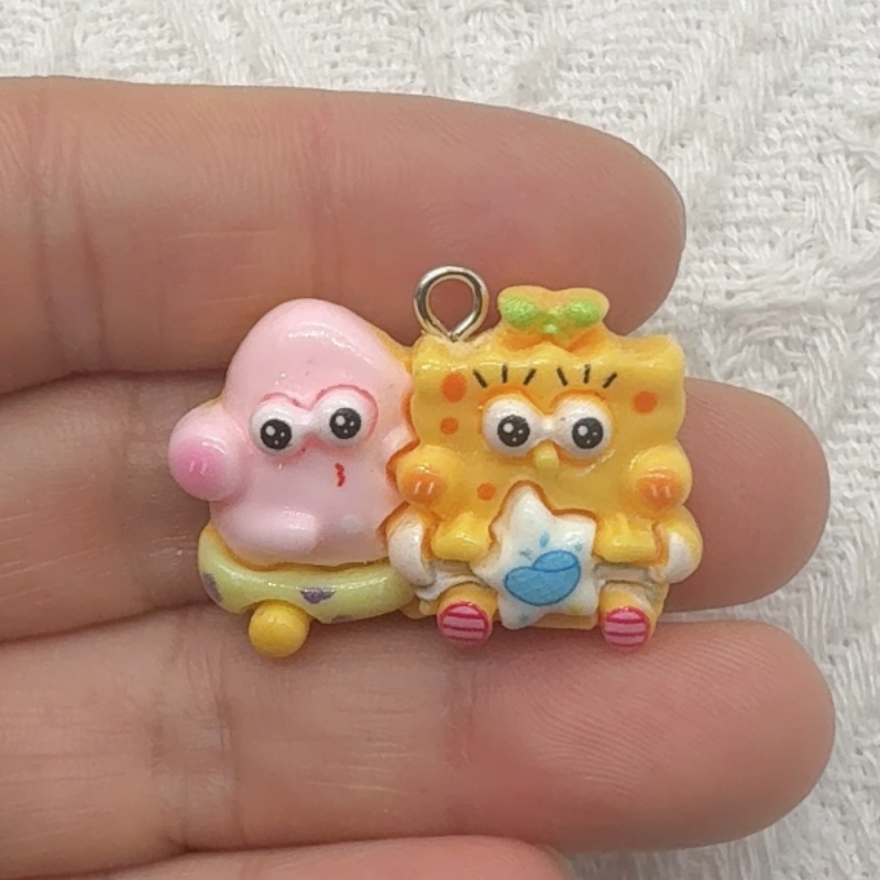 จี้เรซิ่นลายการ์ตูน 10 ชิ้น, ต - Resin Art Jewelry Kit บทวิจารณ์และราคา