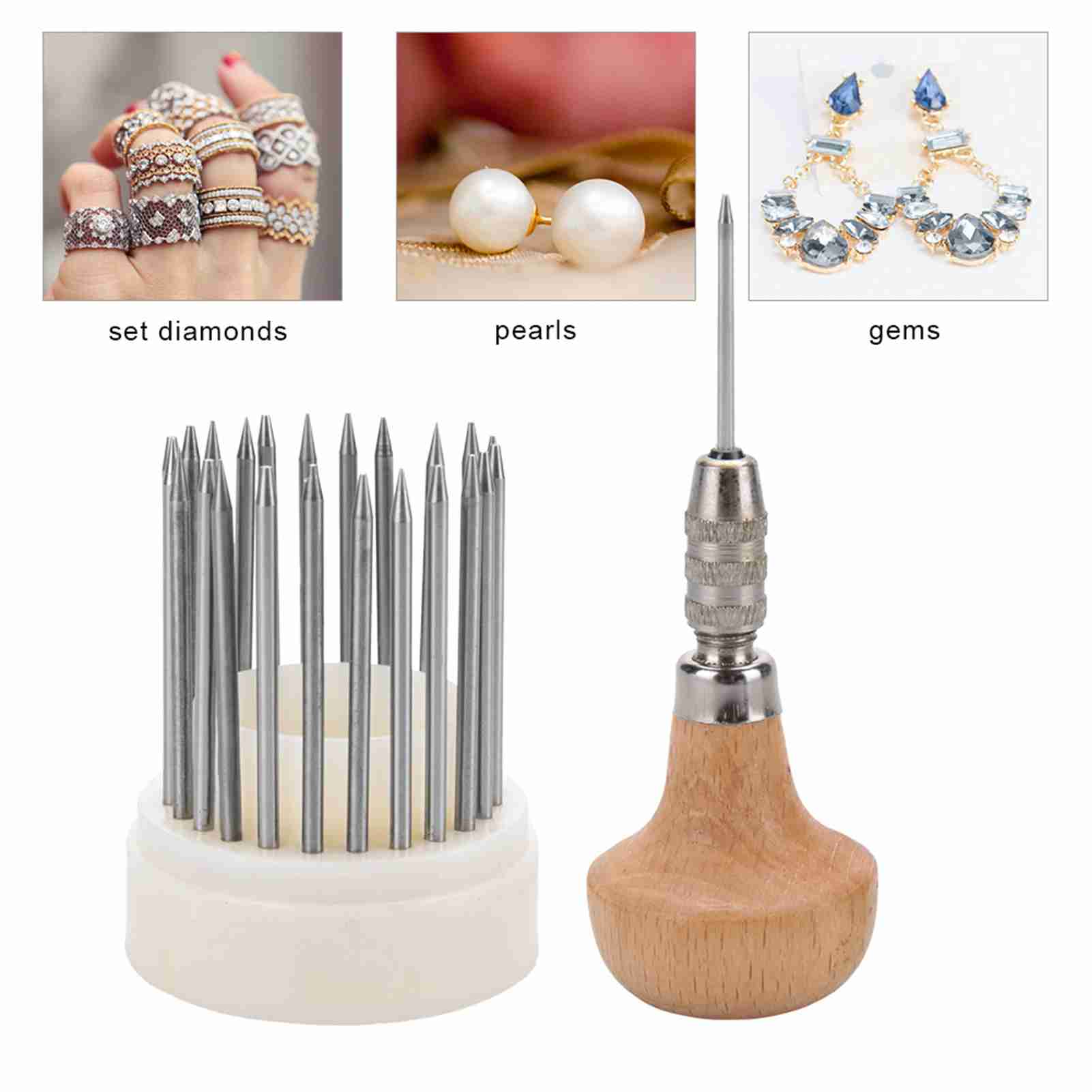 23 ชิ้นประดับด้วยลูกปัดชุดเครื - Resin Art Drill Machine บทวิจารณ์และราคา