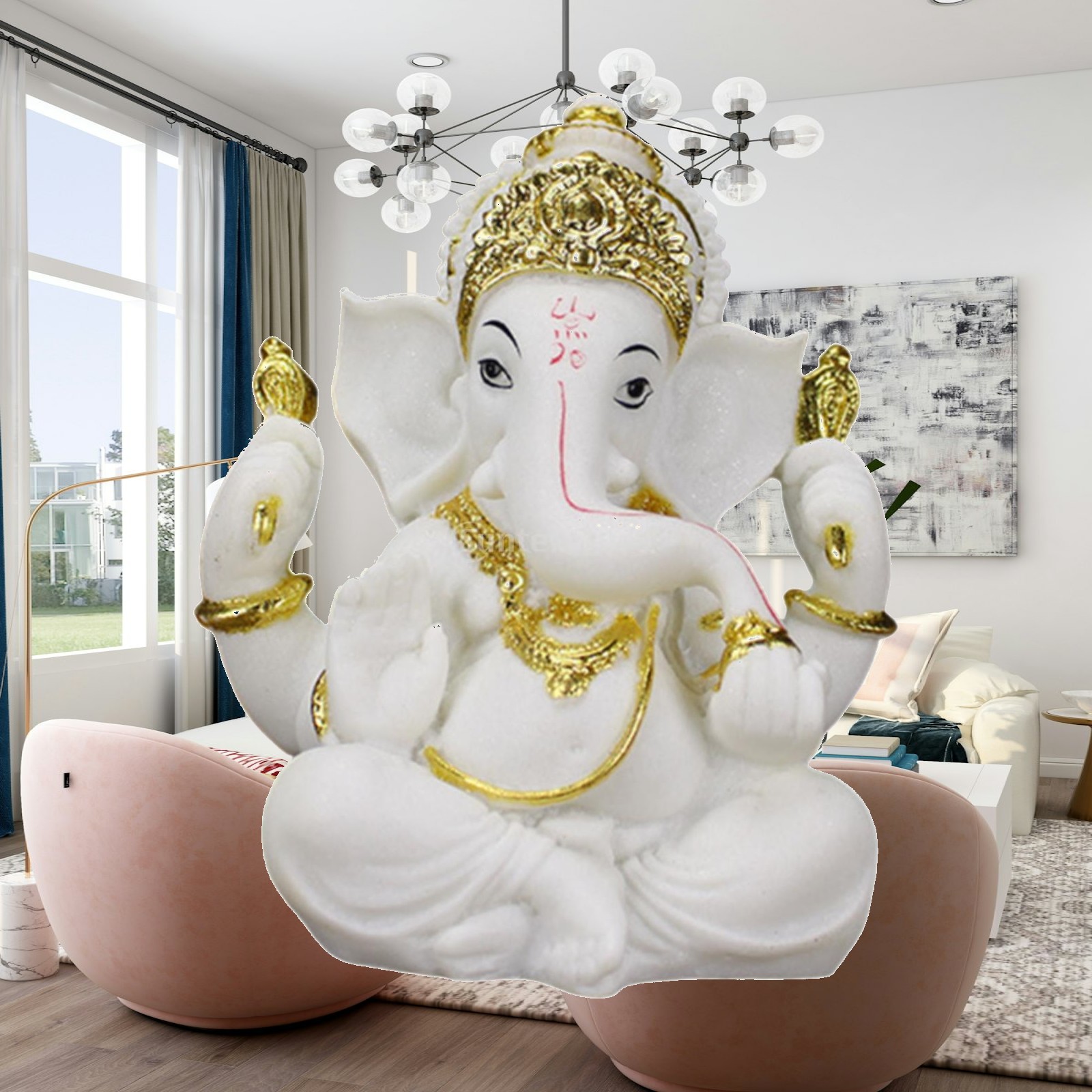 งานศิลปะตกแต่งสไตล์อินเดีย รูป - Resin Art India บทวิจารณ์และราคา