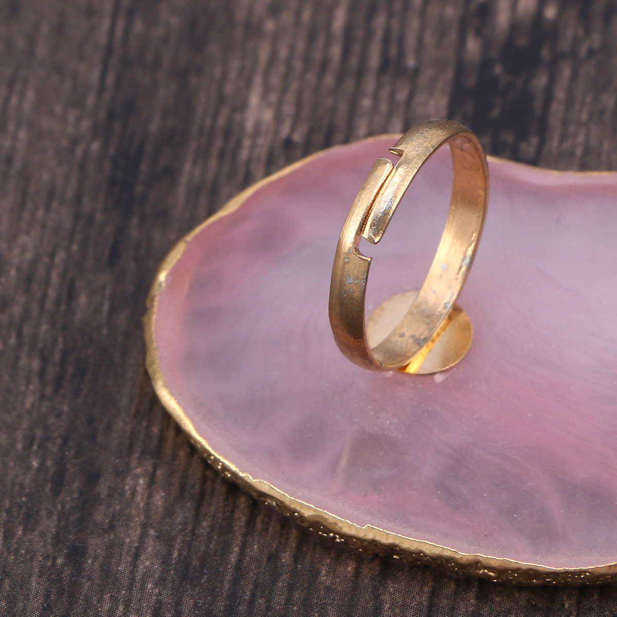 ถาดสีเรซินสำหรับทำเล็บขนาดเล็ก - Resin Art Ring Design บทวิจารณ์และราคา