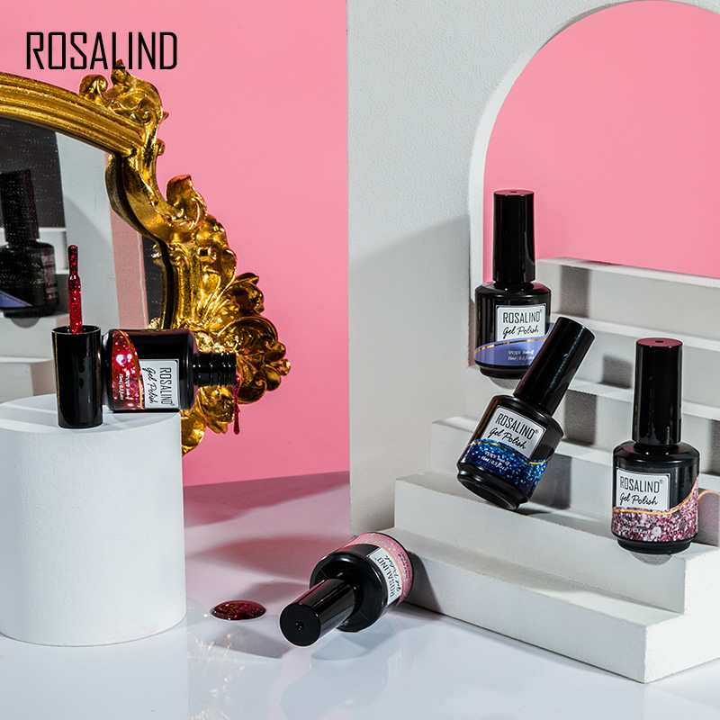 ROSALIND 15ML เจลทาเล็บกลิตเตอ - Resin Art All บทวิจารณ์และราคา
